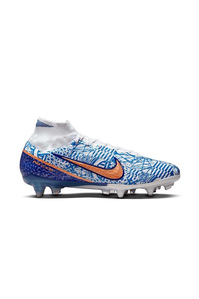 Nike Zm Mercurial 9 Elite CR7 SgPrac DQ5294-182 White Men's Football Shoes - Wet/Soft Grass Floor