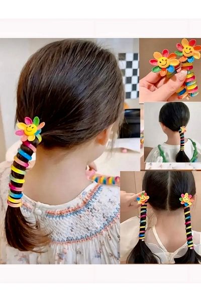 safestore Spring Spiral Buckle for Girl - 2 Pieces Twisted Spiral Buckle