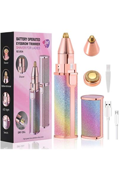 abnturk Yılın Ürünü Bayanlar için özel tasarım şık simli Kaş düzeltici Tüy te...