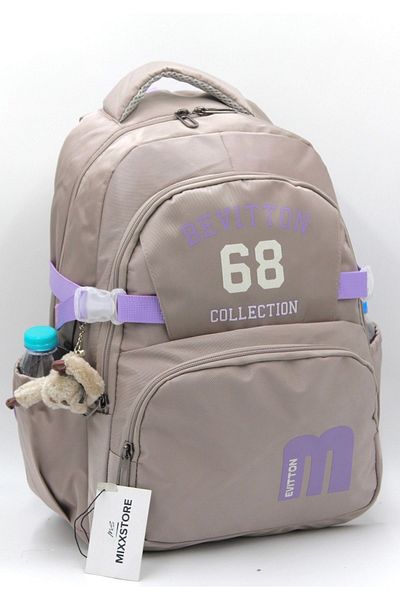 ms mixxstore Unisex Σατέν Υδατοαπωθητικό Ύφασμα Μεγάλου Μεγέθους Ταξιδιωτική Σακίδιο και Σχολική Τσάντα / 345