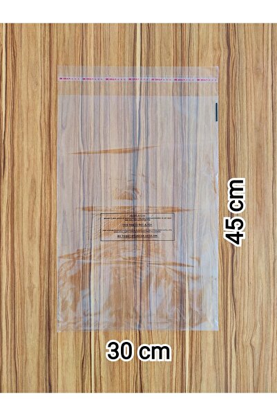 COLORPAK Şeffaf Jelatin Poşet (30*45+5 cm) bantlı yapışkanlı (25 adet)