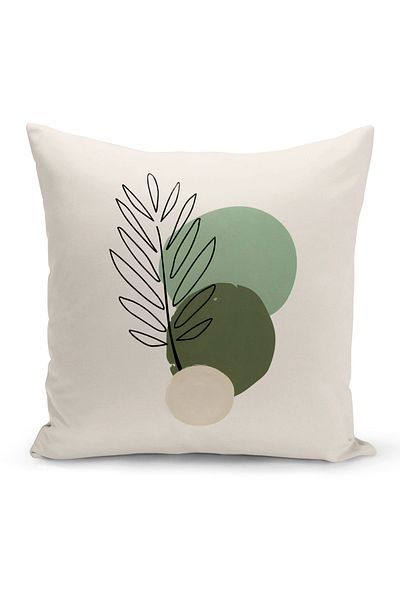 Bertille Home Series Minimalist Digital Printed Double Sided Throw Pillow Cover
