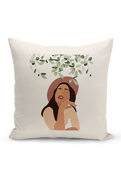 Bertille Home Σειρά Minimalist Digital Printed Κάλυμμα μαξιλαριού διπλής όψης