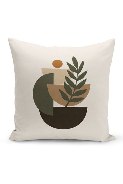 Bertille Home Σειρά Minimalist Digital Printed Κάλυμμα μαξιλαριού διπλής όψης