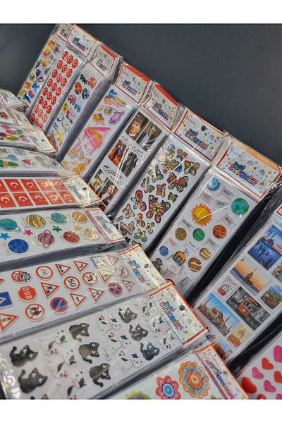 Ticon 24*20 Adept Planner Daily Educational and Fun Sticker Bayrak