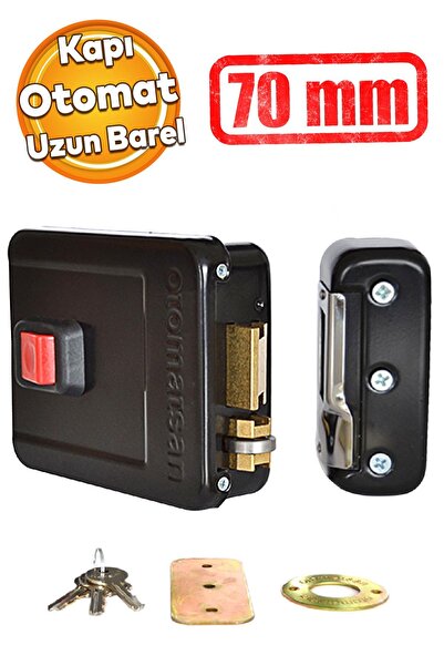Badem10 Uzun Barelli Trajlı Elektrikli Otomatik Kilit Anahtarlı Apartman Dış ...
