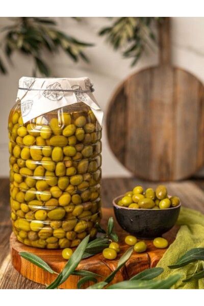 5 Kg Yeşil Kırma Zeytin ½100 Doğal El Yapımı