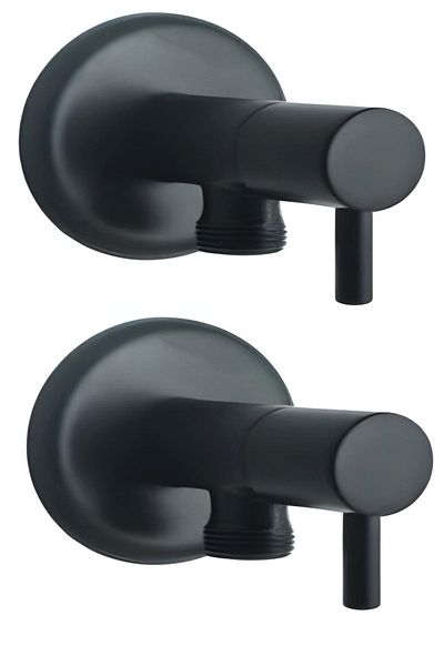HARMONİ Barred Bidet Tap Black Open-Close Double Bidet