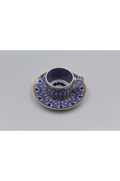 Kosova Fnc-08 6'lı Bone China Papatya Desen Fincan Takımı