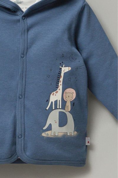 Mother Love Hooded Long Sleeve Baby Cardigan