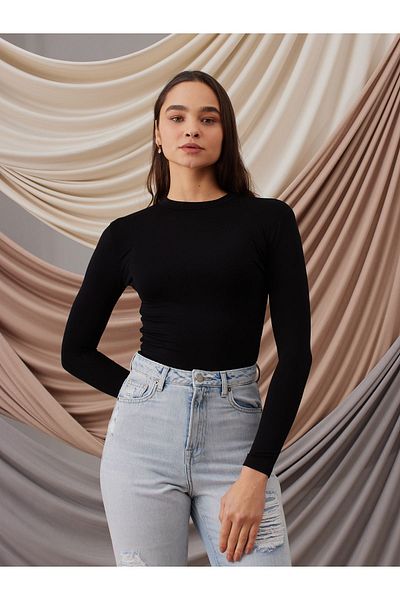 Femple Modest Μαύρο Hijab Full Body - Μακρυμάνικο Στρώμα