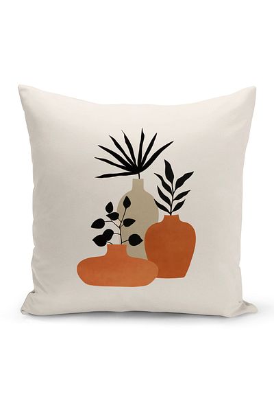 Bertille Home Σειρά Minimalist Digital Printed Κάλυμμα μαξιλαριού διπλής όψης