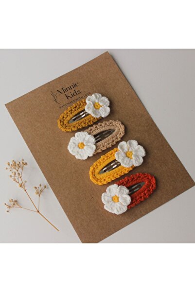 MinnieKids Set of 4 Knitted Snap Buckles