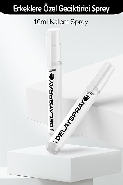 delay 3 Adet 10ml Kalem Geciktirmeye Yardımcı Sprey Cep Parfümü Cam Şişede