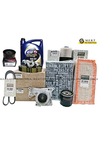Genel Markalar Symbol 1.5 Dci Euro 5 Komple Bakım Seti Triger, Devirdaim, Kayış, Filtre, Yağ 2013-2019