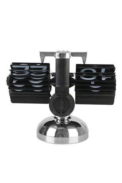 YENİTECH Yenitech- Flip Lüks Masaüstü Otomatik Çevirme Dijital Kuvars Pilli Saat Retro Flip Çevirme Saat