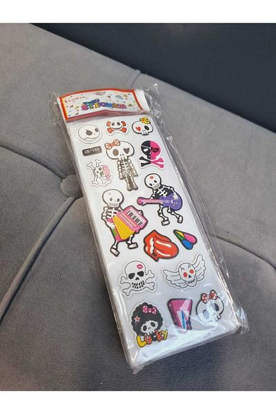 Ticon 12*20 Adept Planner Educational and Fun Sticker Skeleton