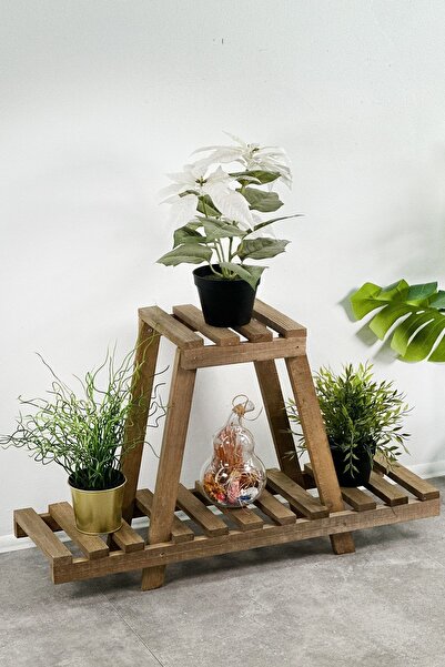 Eng Ahşap Saksı Standı Çiçeklik 2124