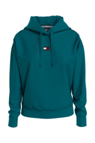 Tommy Hilfiger DW0DW17326 Nadčasová mikina Teal - Košilový svetřík