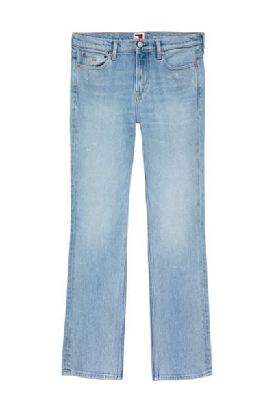 Tommy Hilfiger DW0DW17609 - Blugi tăiați DENIM LIGHT