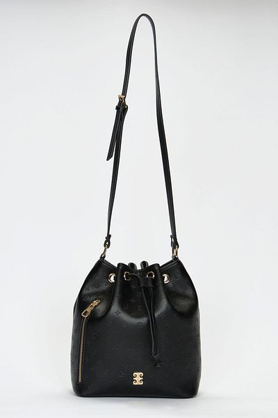 Pierre Cardin Schwarze Floater Damen-Umhängetasche 05PO22Y1544