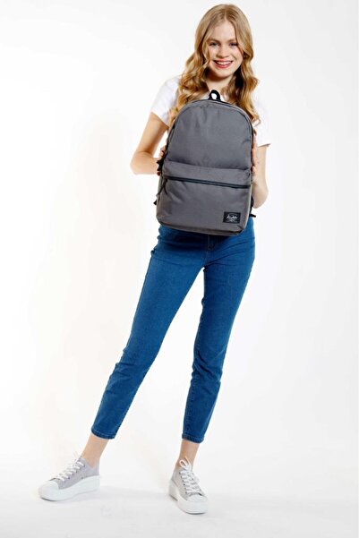 KAUKKO Сірий шкільний рюкзак - K1589