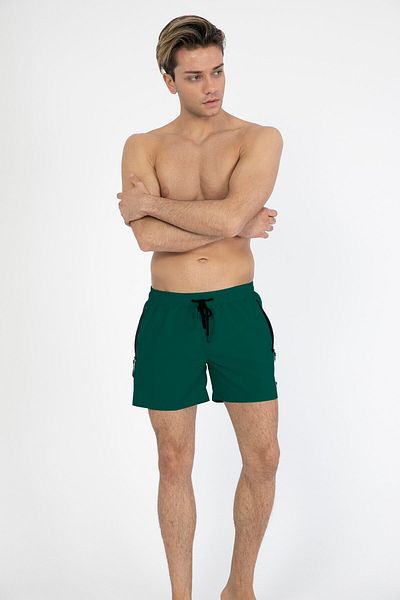 C&City Ανδρικό μαγιό Lycra C12201 Πράσινο