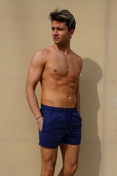 C&City Ανδρικό κοντό μαγιό C12202 Navy Blue