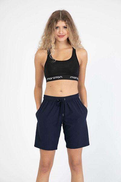 C&City Damen Lycra Seeshorts C1860 Marineblau