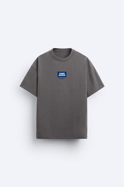 The Champ Clothing Ανδρικό μπλουζάκι Smoked Classic Aesthetic Text Printed Oversize