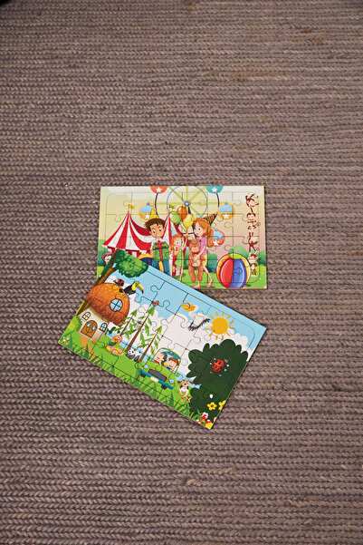 printkonsept مجموعة ألغاز ما قبل المدرسة - ألغاز عائلتي العزيزة والحيوانات