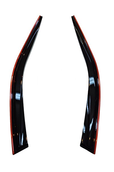 BALP Kıa Bongo Kırmızı Kromlu Cam Rüzgarlığı 2-Li