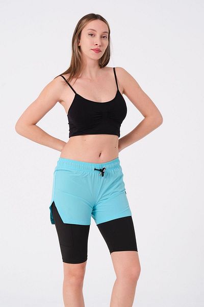 C&City Γυναικείο καλσόν 870 Mint Sea Short