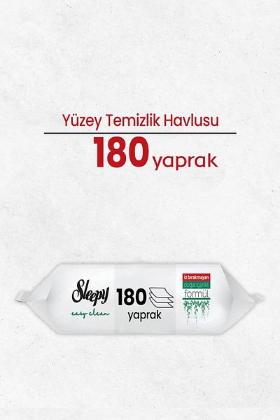 Sleepy Easy Clean Surface Cleaning Towel 180 Sheets