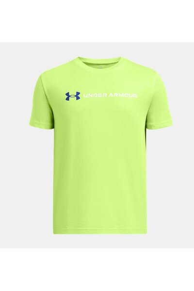 Under Armour Çocuk UA Logo Wordmark Kısa Kollu Tişört 1380747-304