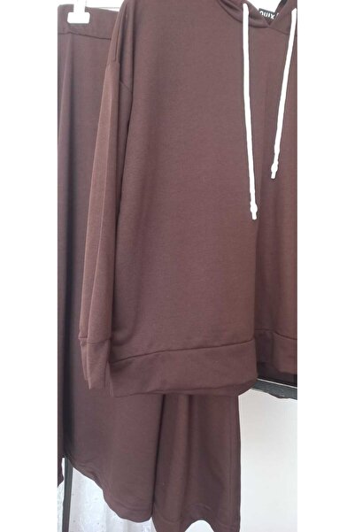 sidrascarf Brown Skirt Suit Set