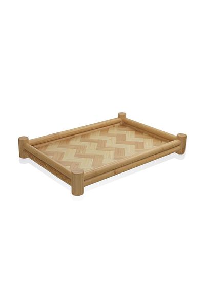 The Mia 36X25 cm Wicker Tray - Tps0072