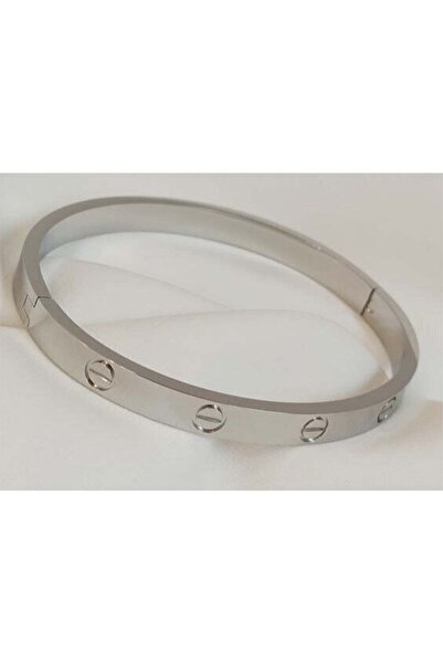 Leerybee Zarafetin Ve Tarzın Incisi: Cartier Model Çelik Kelepçeli Kadın Bileklik Stil Tamamlayıcı Moda Trend