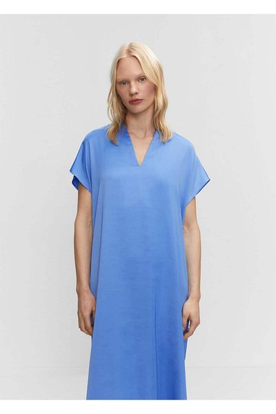 MANGO Woman Rochie cu fanta laterala