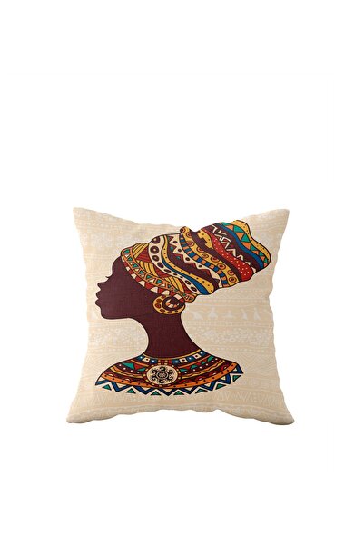 linazaitun Black Women One Side Hidden Zipper Pillowcase Throw Pillow Seat Pi...