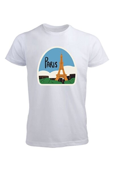 Özcan Tasarım Κομψό μπλουζάκι με θέμα το Παρίσι