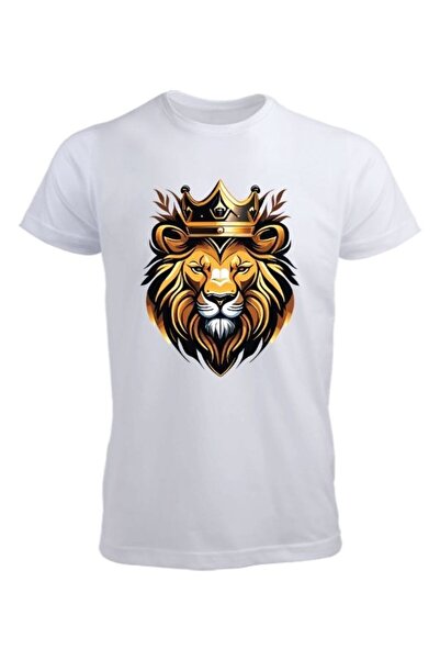 Özcan Tasarım Μπλουζάκι με μοτίβο λιονταριού