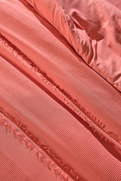 Doqu Home Pomegranate Flower Patterned Double Duvet Cover Set - Carla