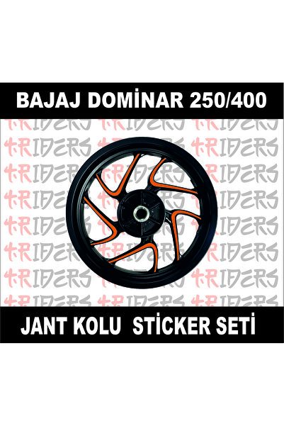 TRİDERS Dominar 250/400  Jant Kolu Sticker TURUNCU