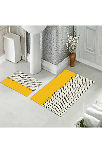 Evmila Σετ χαλάκια μπάνιου με σχέδια, μαλακά και ανθεκτικά - Πλένονται στο πλ...