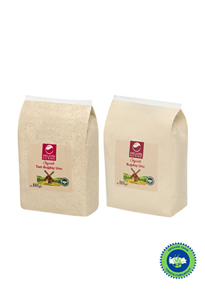 Organik Gurme Organik Tam Buğday Unu 1000gr - Çok Amaçlı Buğday Unu 1000gr