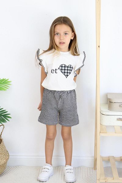 MiaBaby Set de costum dublu cu imprimeu Jet Love