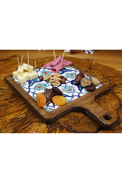 Çini Evi Wooden Promotional Tray