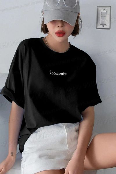 Pink Sky Women's Oversize Spectacular T-shirt