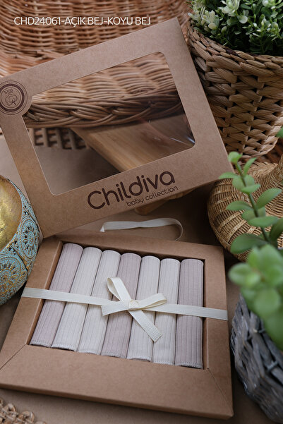 Childiva ÖZEL SERİ CHİLDİVA 7'Lİ BEBEK AĞIZ MENDİLİ